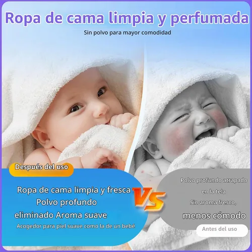 Vista 8 de Aspirador de colchón, aspiradora de cama de 16Kpa con luz UV‑C de Blanco
