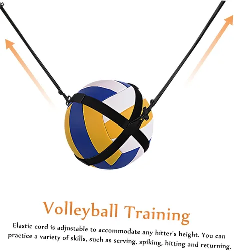 Vista 9 de 1 Unidades Chica Probador Golpe Voleibol Entrenamiento Entrenador Suministros Voleibol Artículos Deportivos Ajustable Setter Voleibol Entrenamiento