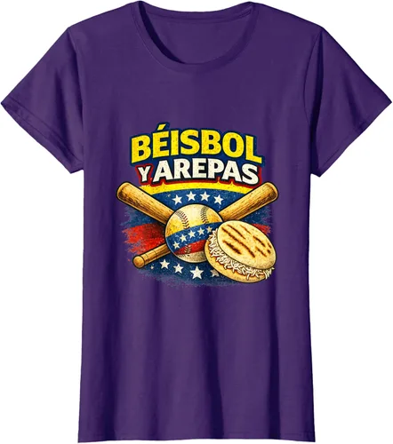 Vista 8 de Camiseta Beisbol y Arepas Venezuelas Baseball Pride Team 2026