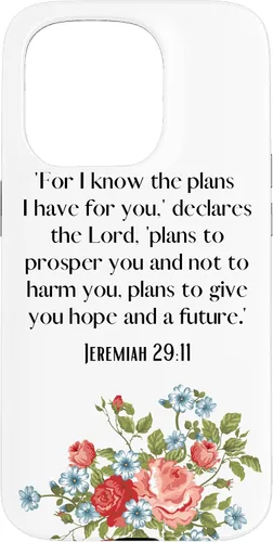 Vista 14 de iPhone 13 Pro Max Sé los planes que tengo para ti, dice el Señor Jeremías 29:11