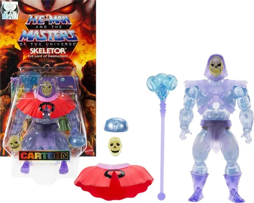 Vista 9 de Masters of The Universe Origins - Figura de acción Buzz-Off Cartoon Collection, 5.5 pulgadas, líder de abeja de TV de los años 80 alado y con gafas