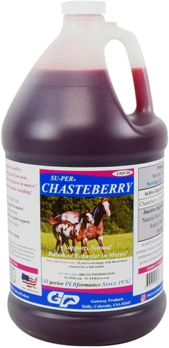 Vista 6 de SU-PER - Suplemento de Chasteberry para caballos, líquido de 1 cuarto