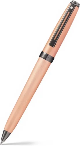 Vista 28 de Sheaffer Prelude - Bolígrafo de laca de ónix negro con tapa de paladio perseguido y ribete chapado en oro de 22 quilates