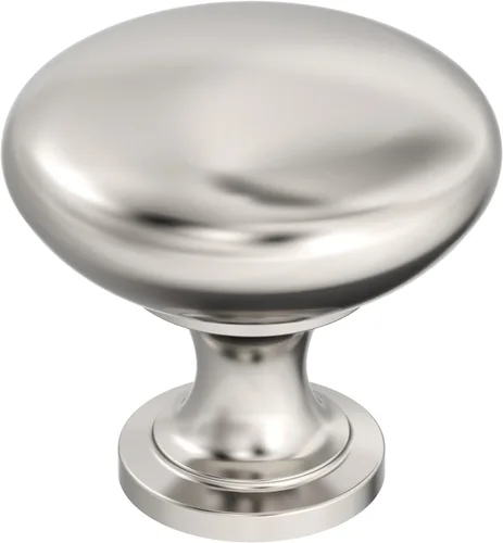 Vista 24 de Amerock Perilla redonda Edona de plata antigua de 1-1/4" para gabinete