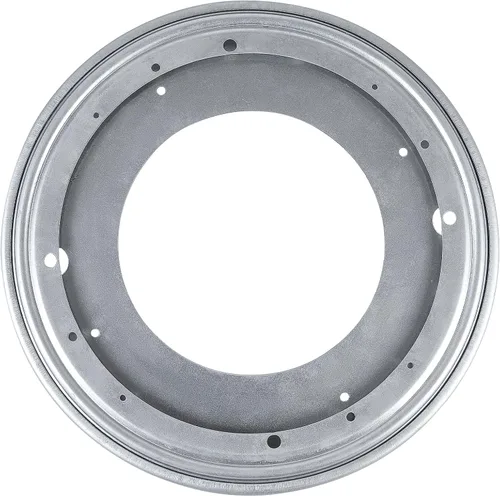 Vista 9 de HSTECH Lazy Susan de 8 pulgadas, placa de rodamiento giratoria de 400 libras resistente para mesa giratoria, funda de libros, bandeja de servir