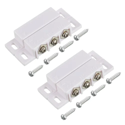 Vista 8 de Interruptor magnético de láminas normalmente abierto y normalmente cerrado NC NO interruptor de proximidad magnético para alarma de puerta