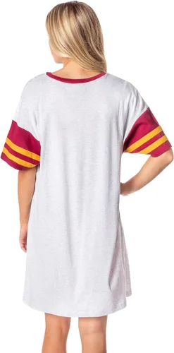 Vista 2 de Harry Potter Hogwarts All Houses Quidditch Camisón de pijama para mujer