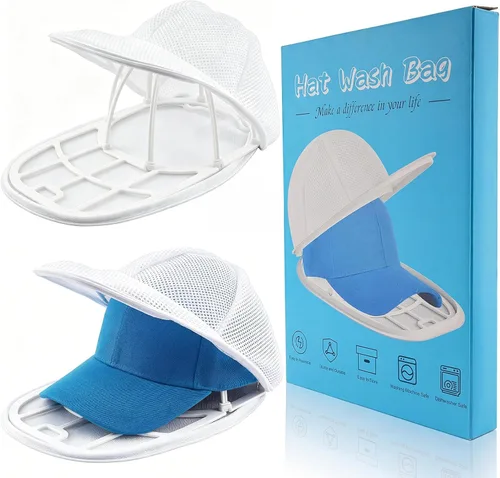 Vista 8 de Eiito Lavadora de sombreros para lavadora, paquete de 2 limpiadores de sombreros para gorras de béisbol, moldeador de sombreros para lavavajillas