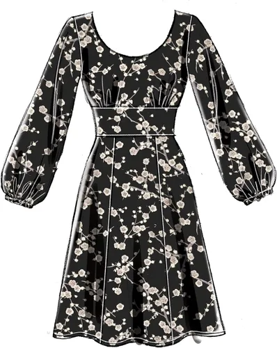 Vista 7 de McCall's Patterns M7802E5 McCall's - Patrones de costura para mujer, con escote abierto, tallas 14-22, 14-16-18-20-22, blanco