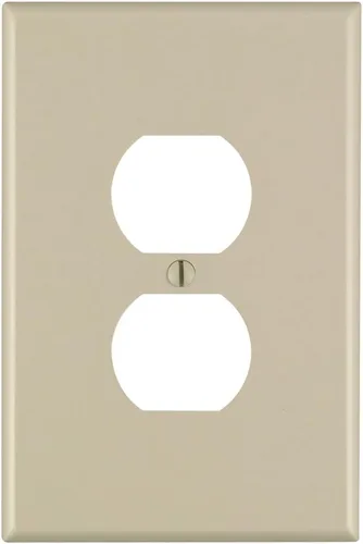 Vista 4 de Tapa para tomacorriente de pared, tamaño extragrande, plástico., 88103, 120 volts