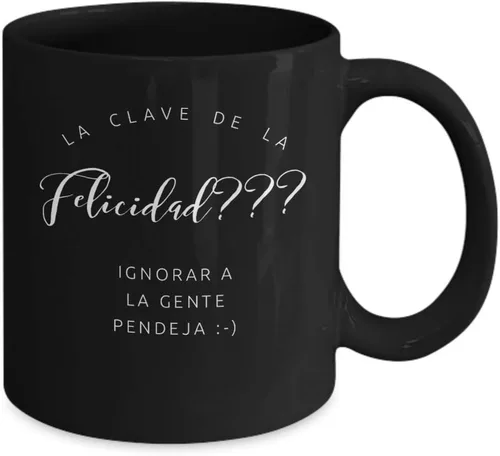 Vista 2 de En la mente nace. Oh muere todo Taza cerámica de café o desayuno Regalo original para la familia, oh amigos RESISTENTE 100% al microondas