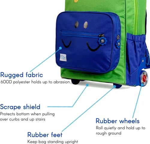 Vista 5 de TWISE Mochila de viaje para niños y niños pequeños