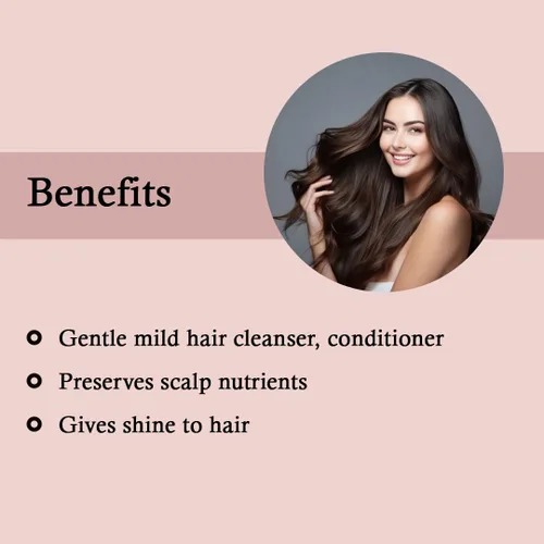 Vista 3 de Hibisco Puro(Rosa-sinensis) Polvo para Cabello (Limpiador suave y nutritivo) y Piel - 100 Gms