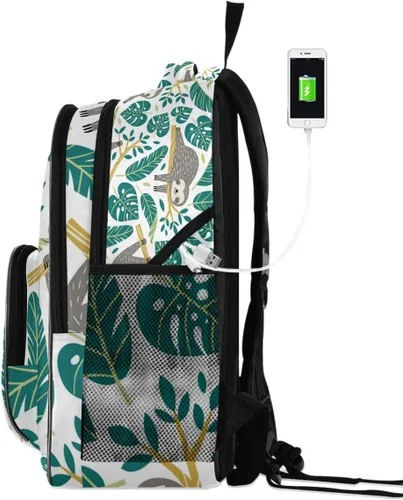 Vista 2 de ALAZA - Mochila escolar escolar escolar escolar para adolescentes