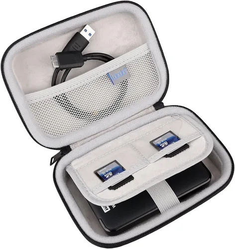 Vista 7 de Lacdo EVA funda de viaje a prueba de golpes para disco duro externo portable de 2.5 pulgadas, GPS, cámara y batería externa