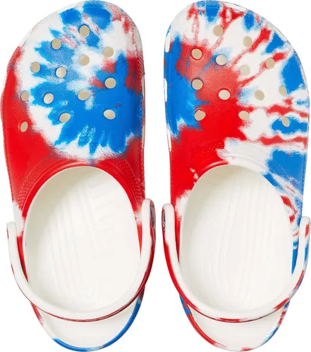 Vista 5 de Crocs - Zuecos clásicos de teñido anudado unisex para adultos