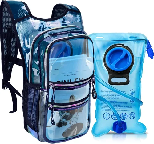 Vista 15 de Paquete de hidratación, mochila de agua con vejiga de hidratación de 3 L, aislamiento ligero, esencial para festivales, mochila de hidratación rave