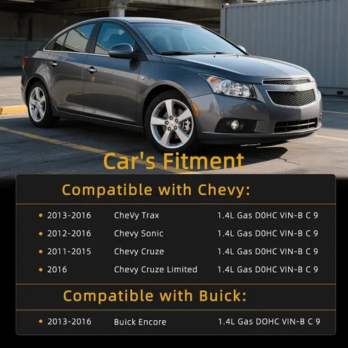 Vista 2 de Juego de juntas de cabeza, 1.4L, 2011-2015 para Chevy Cruze