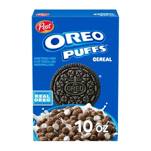 Vista 13 de Post Oreo - Taza de cereales Puff de chocolate, taza de 1 oz (paquete de 12) Taza de cereales individual, desayuno sobre la marcha