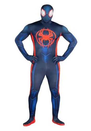 Vista 3 de Disfraz Spider-Verse 2 Miles Morales para Hombre Multicolor