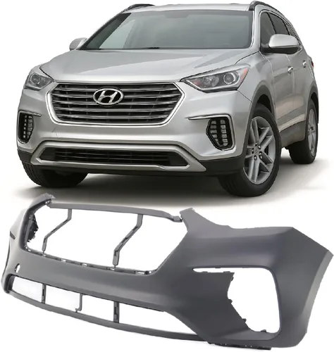 Vista 18 de FitParts Compatible con Nissan Titan 2017 cubierta de parachoques delantero superior
