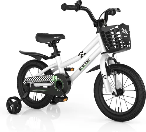 Vista 13 de BABY JOY Bicicleta para niños, 12, 14, 16, 18, 20 pulgadas, bicicletas para niños y niñas, adolescentes de 3 a 8 años o más con ruedas
