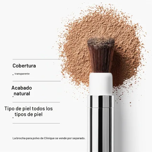 Vista 5 de Clinique Blended Face Loose Setting Powder For All Skin Types Sheer Coverage, Natural Finish Mezcla invisible AA