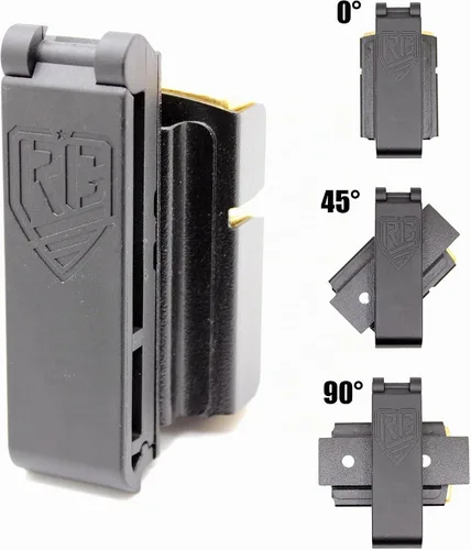 Vista 4 de Funda para encendedor compatible con ZIPPO, tamaño universal de cinturón y clip giratorio para cinturón