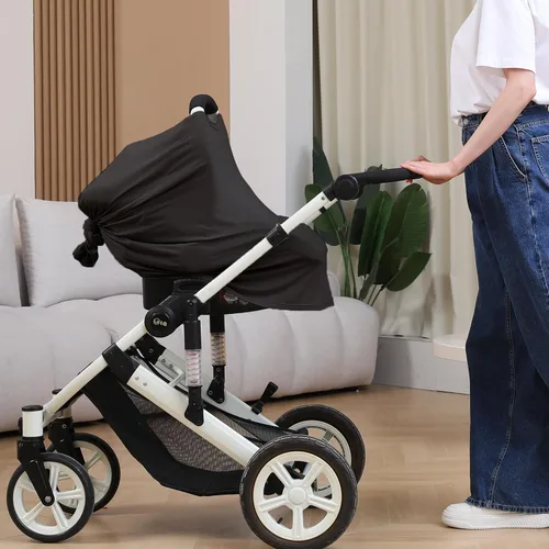 Vista 7 de Seejoy Manta de Enfermería para Lactancia Materna, Cobertura Completa 360° en Estilo Poncho, Manta de Lactancia Suave y Transpirable de Rayón