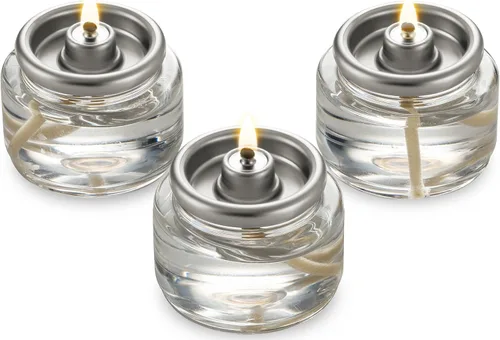 Vista 7 de Candle Charisma Velas líquidas desechables, velas de té de aceite con tiempo de combustión extendido de 8 horas, vela líquida sin goteo, combustible