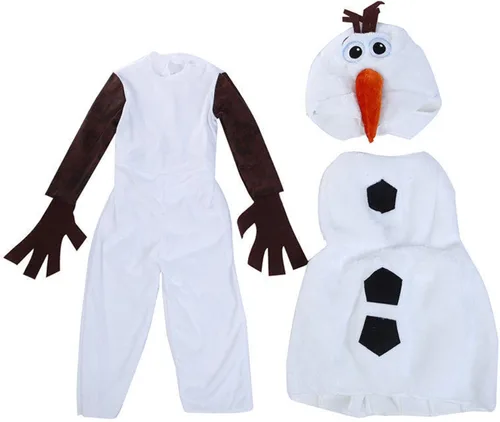 Vista 2 de Olaf - Disfraz de muñeco de nieve para niños, disfraz de Halloween para cosplay