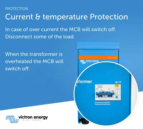 Vista 4 de Victron Energy Autotransformador 120/240V AC y 32 amperios