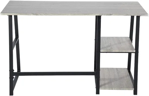 Vista 3 de CIATRE Escritorio de madera para computadora, escritorio de computadora para oficina en casa, escritorio de computadora para juegos, diseño