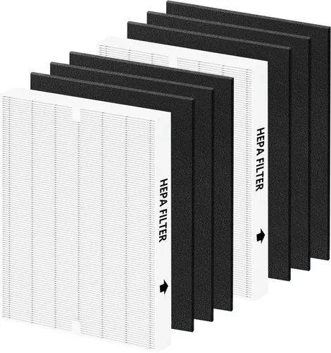 Vista 11 de Funmit - Paquete de 2 filtros de repuesto AP-1512HH para purificadores de aire Coway Airmega AP-1512HH y Airmega serie 200M