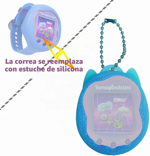 Vista 4 de JCHPINE Funda de silicona de repuesto para Tamagotchi Uni, protector de pantalla para accesorios para mascotas Tamagotchi Uni Band