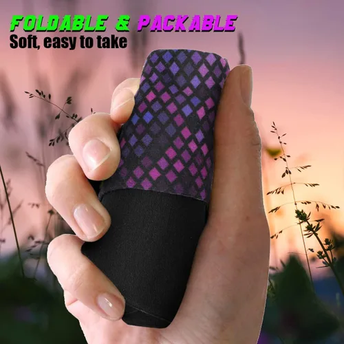 Vista 5 de USHAKECAMP Sombrero de visera transpirable para correr con visera suave para correr, diseño ligero para mujer
