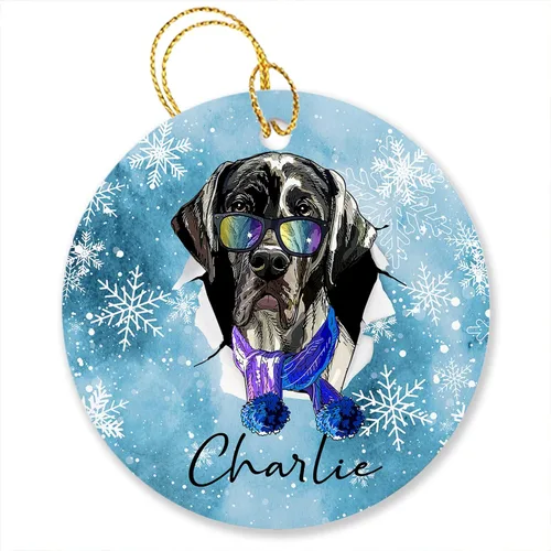 Vista 12 de Adornos de pastor australiano, regalos para Navidad, adorno de pastor australiano personalizado, adornos únicos de pastor australiano, vacaciones