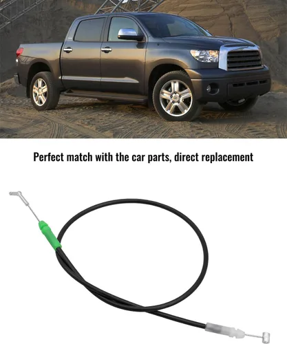 Vista 6 de Conjunto de cable de puerta delantera para Toyota Tundra Sequoia Fielder Land Cruiser 2000 2001 2002 2003 2004 2005 2006, pestillo de puerta