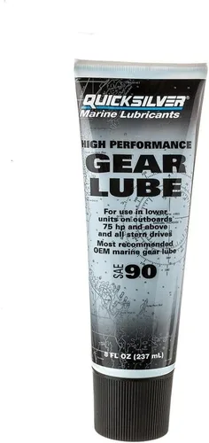 Vista 8 de Quicksilver 858065Q01 SAE 90 Lubricante de engranajes de alto rendimiento, 2.5 galones
