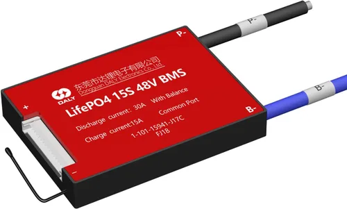 Vista 34 de DALY BMS Smart BMS 48V LiFePO4 30A 15S Batería de litio PCB placa de protección con cables de equilibrio para 18650 LiFePO4 3.2V batería de celdas