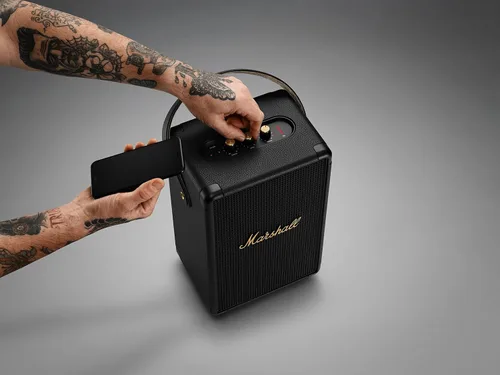 Vista 5 de Marshall Tufton - Altavoz Bluetooth portátil, negro y latón