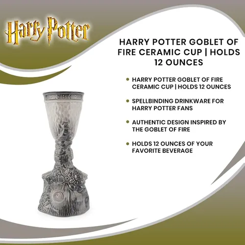 Vista 6 de Seven20 Taza de cerámica del cáliz de fuego de Harry Potter Taza de café grande, esenciales para la cocina del hogar, vasos novedosos Regalos