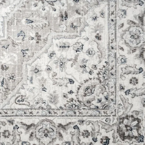 Vista 4 de Home Dynamix Belmar Sterling - Alfombra de medallón oriental, gris/marfil, rectangular de 7 pies 10 pulgadas x 10 pies 2 pulgadas