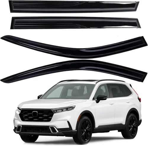 Vista 37 de AUXKO Protectores de lluvia para BMW X3 2018-2024 2025, 4 piezas de accesorios para viseras de ventilación de ventana, protector de lluvia con cinta