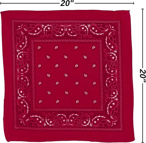 Vista 3 de Amscan Bandana de cachemira para mujer