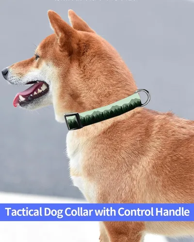 Vista 2 de Collar de perro, lindo collar de perro para perros pequeños, medianos y grandes, collares suaves personalizados ajustables para mascotas con hebilla
