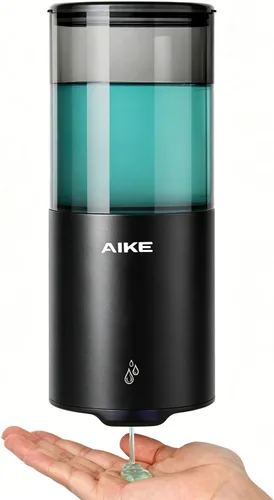 Vista 10 de AIKE Dispensador automático de jabón IPX7 impermeable 13.5oz acabado Acero inoxidable cepillado
