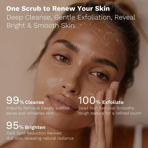 Vista 5 de APoEM Radiance Skincare Set – Cápsulas de aceite antienvejecimiento, exfoliante purificador de árbol de té y máscara hidratante brillante