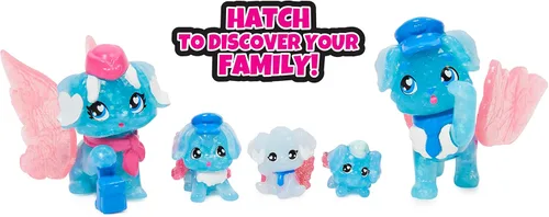 Vista 8 de Hatchimals CollEGGtibles, paquete familiar de juego en casa con 3 personajes y hasta 3 bebés sorpresa (el estilo puede variar), juguetes para niñas