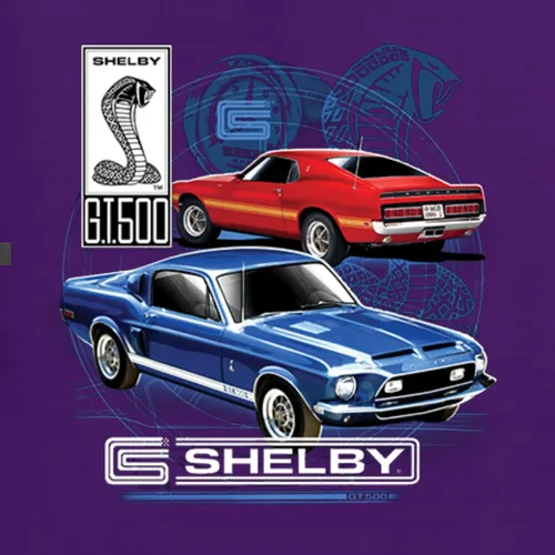 Vista 2 de Wild Bobby Shelby GT 500 Cobra Ford Motors - Regalo oficial para hombres, automóviles y camiones, sudadera unisex con cuello redondo